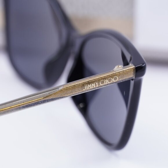 Jimmy Choo BA/G/S 0807 IR Cat Eye Sunglasses - Black/Grey